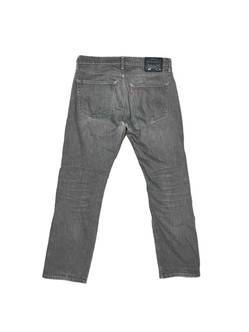 Mens LEVIS 505 Charcoal Jeans